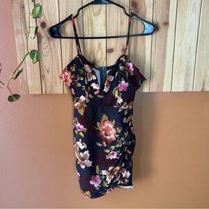 TRAC Fall Floral Mini Dress
